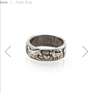 Jes MaHarry Frolic Ring Sterling -size 7